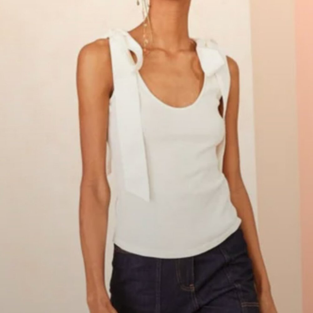 Ulla Johnson Bailey Tank in Blanc